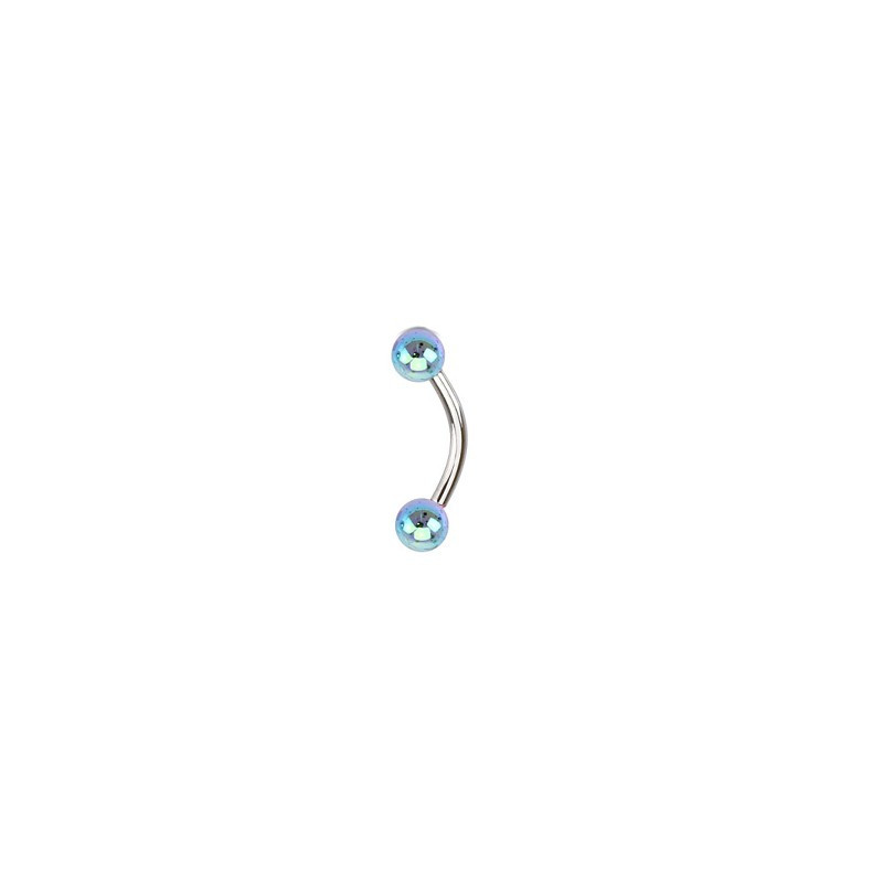 Piercing arcade 8mm avec boules tachetées bleu Yas Piercing arcade2,85 €