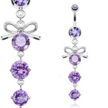 Piercing nombril goutte d'eau tanzanite Faqs Piercing nombril8,90 €