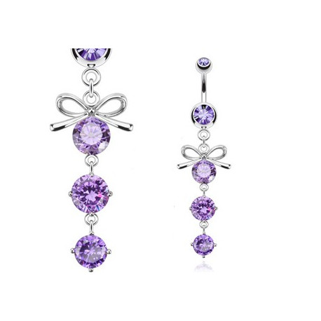 Piercing nombril goutte d'eau tanzanite Faqs Piercing nombril8,90 €