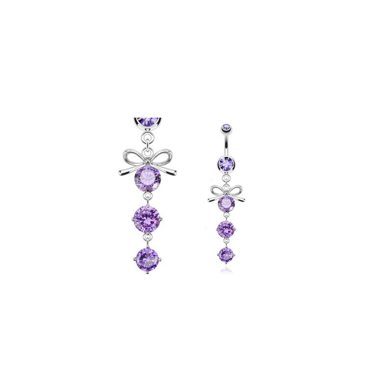 Piercing nombril goutte d'eau tanzanite Faqs Piercing nombril8,90 €