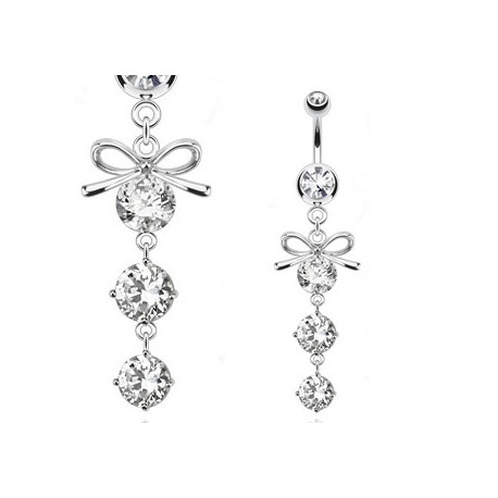 Piercing nombril goutte d'eau blanche Fors Piercing nombril8,90 €