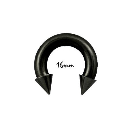 Piercing arcade 8 mm anodisé rose