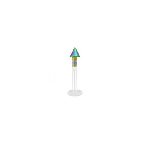 Piercing labret lèvre 8mm pointe arc en ciel Gajek Piercing labret3,80 €