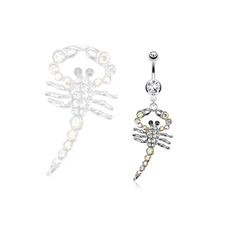 Piercing arcade 8 mm anodisé rose