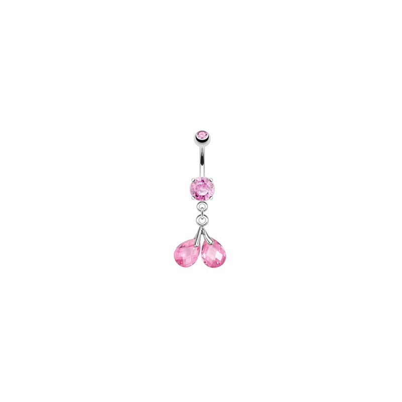 Piercing nombril cerise perles rose Fyrad Piercing nombril10,49 €