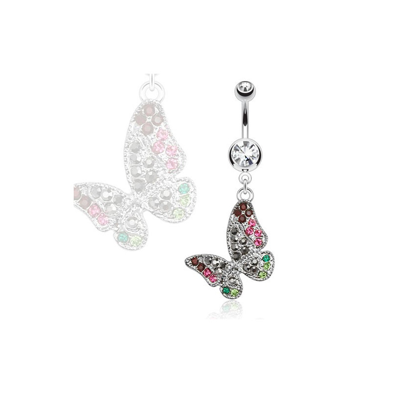 Piercing nombril pendentif papillon Baht Piercing nombril8,85 €