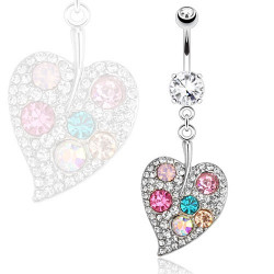 Piercing arcade 8 mm anodisé rose