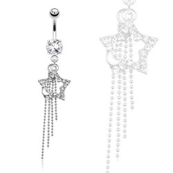 Piercing arcade 8 mm anodisé rose