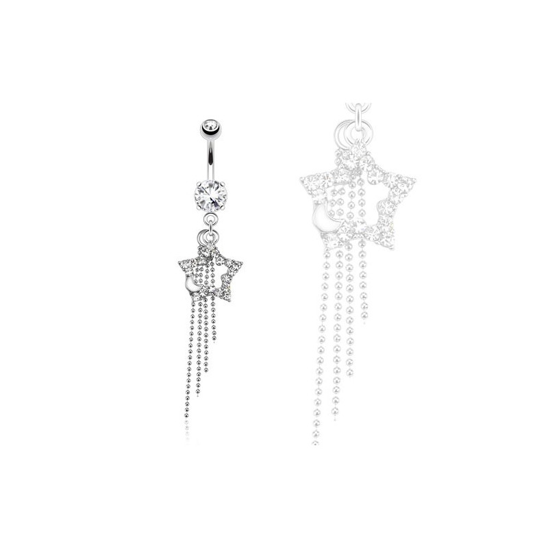 Piercing arcade 8 mm anodisé rose