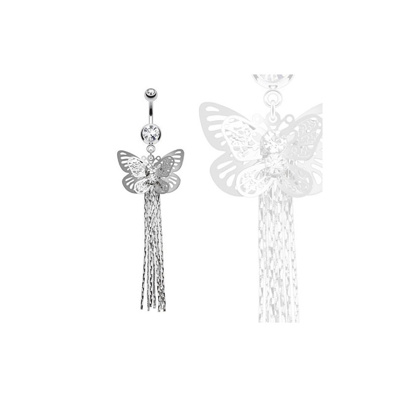 Piercing arcade 8 mm anodisé rose