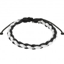 Bracelet en cuir blanc et noir entrelacé Hiera Bijoux4,60 €