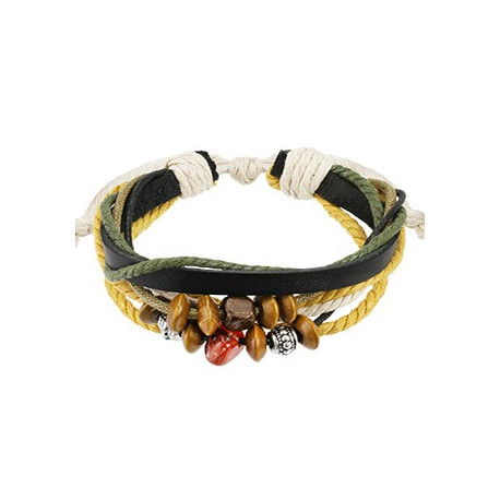 Bracelet cordons cuir noir et perles Won Bijoux5,20 €
