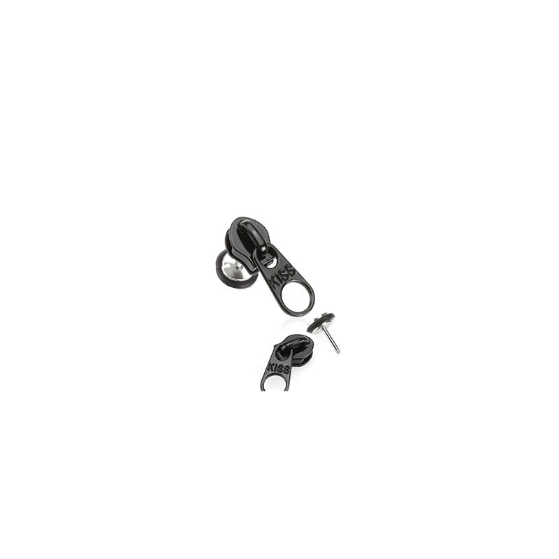 Faux piercing plug fermeture éclair noir Vaz Faux piercing5,20 €