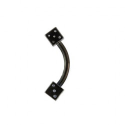 Piercing arcade 8 mm anodisé rose