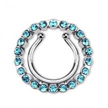 Piercing arcade 8 mm anodisé rose