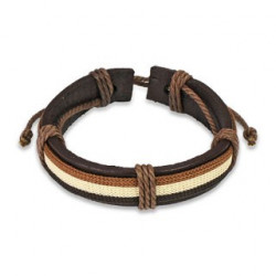 Bracelet en cuir marron Hir Bijoux4,60 €