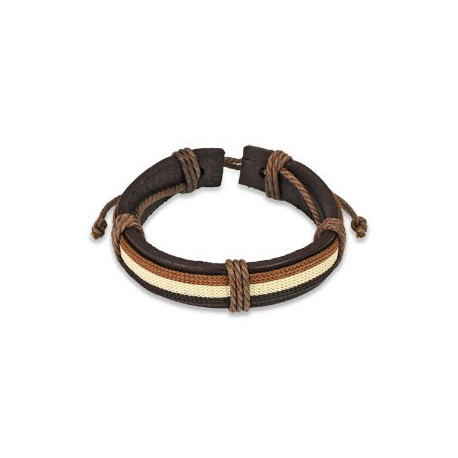 Bracelet en cuir marron Hir Bijoux4,60 €