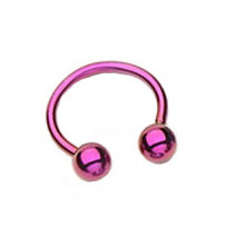 Piercing fer à cheval 10mm et boules violette Jyro Piercing oreille4,49 €