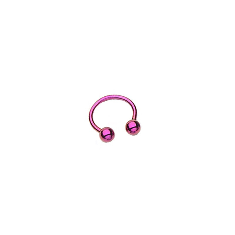 Piercing fer à cheval 10mm et boules violette Jyro Piercing oreille4,49 €