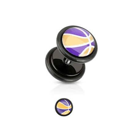 Piercing arcade 8 mm anodisé rose