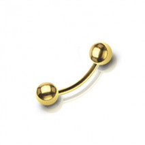 Piercing arcade 8mm doré et boules 3mm Cyx Piercing arcade4,80 €