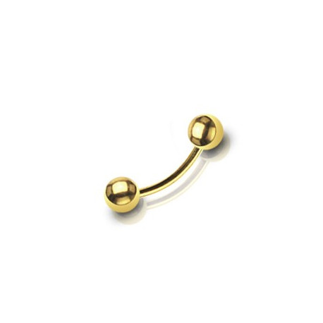 Piercing arcade 10mm doré et boules 4mm Cyko Piercing arcade4,80 €