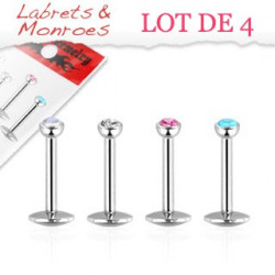 Piercing arcade 8 mm anodisé rose