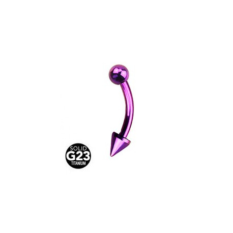 Piercing arcade 8mm avec pointe et boule violet Tyz Piercing arcade4,85 €
