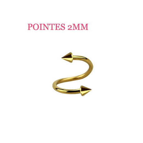 Piercing arcade 8 mm anodisé rose