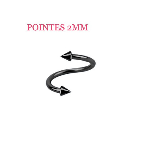 Piercing arcade 8 mm anodisé rose