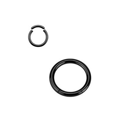 Piercing anneau 10 x 1,2mm à segment noir Duz Piercing oreille4,49 €