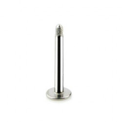 Barre piercing labret 12mm x 1,2mm acier Lotux Piercing labret1,20 €