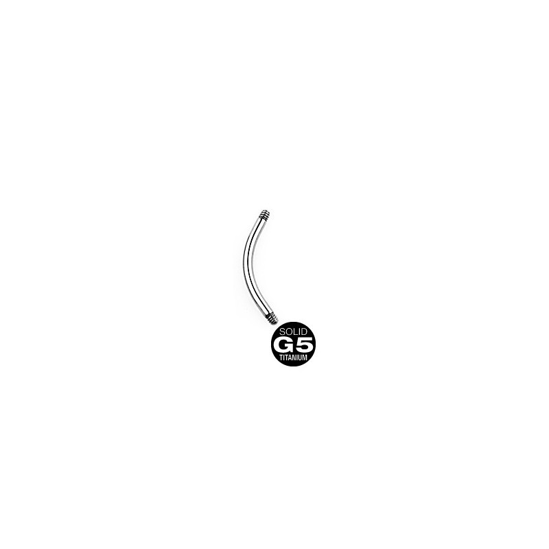 Barre 11mm x 1,6mm titane de piercing arcade Noza Piercing arcade1,95 €