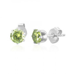 Puces d'oreilles jaune de 5mm acier Dut Bijoux3,49 €