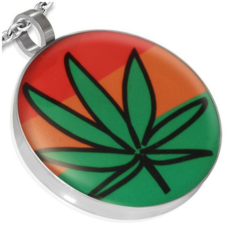 Pendentif feuille de cannabis rasta Vyza Bijoux5,49 €