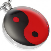 Pendentif yin yang rouge et noir Razlu Bijoux5,49 €