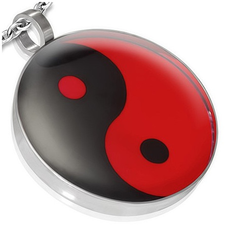 Pendentif yin yang rouge et noir Razlu Bijoux5,49 €