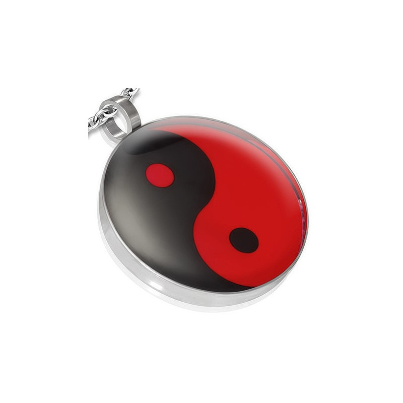Pendentif yin yang rouge et noir Razlu Bijoux5,49 €