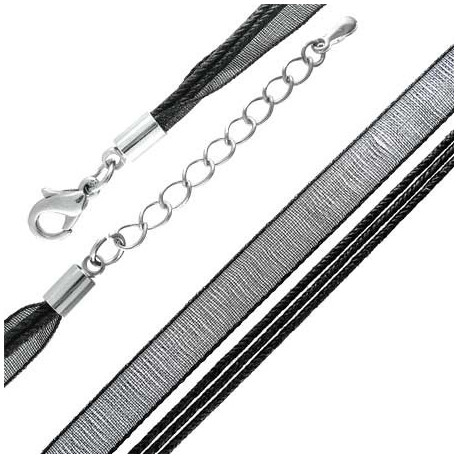 Cordon noir avec un ruban de flanelle Day Bijoux3,80 €