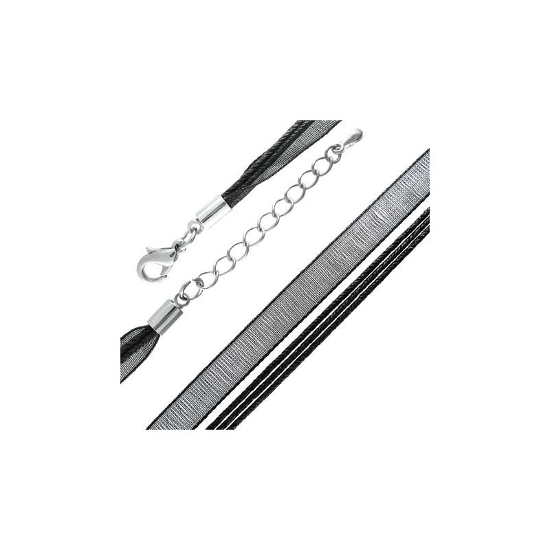 Cordon noir avec un ruban de flanelle Day Bijoux3,80 €