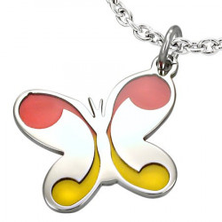 Pendentif papillon ailes jaune orange Xas Bijoux4,49 €
