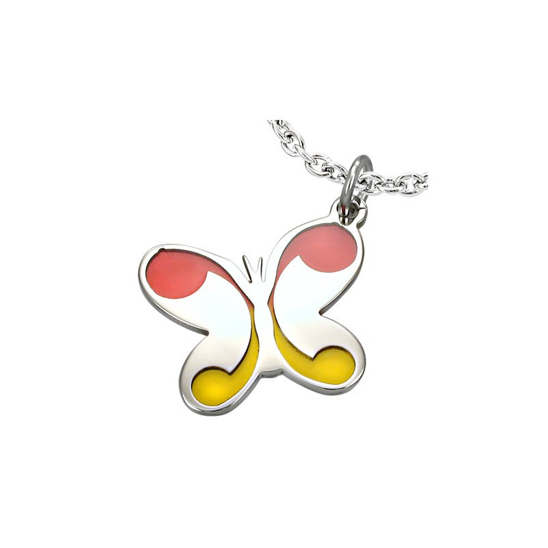 Pendentif papillon ailes jaune orange Xas Bijoux4,49 €