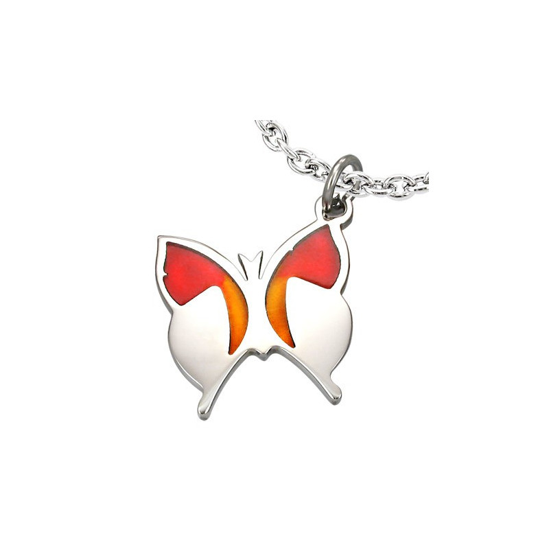 Pendentif papillon aux ailes orange Xuta Bijoux4,49 €