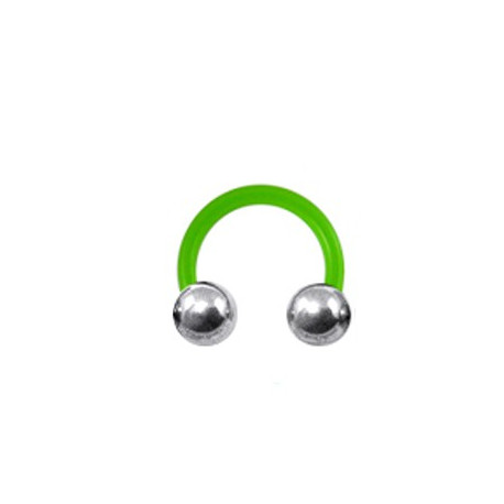 Piercing fer à cheval 10mm vert Gury Piercing oreille2,15 €