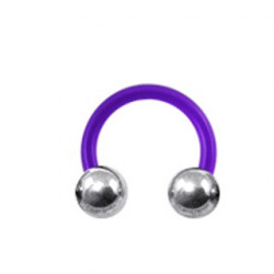 Piercing arcade 8 mm anodisé rose