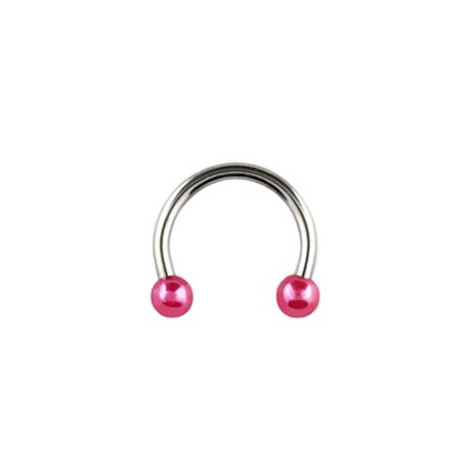 Piercing arcade 8 mm anodisé rose