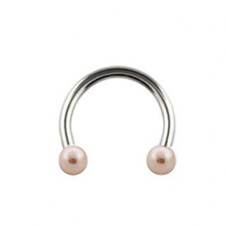 Piercing 8mm fer à cheval rose clair Gaf Piercing oreille1,80 €