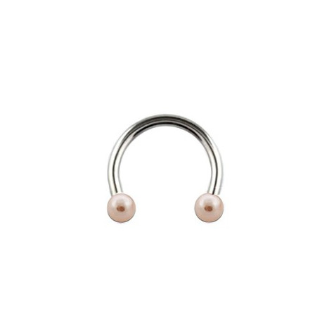 Piercing arcade 8 mm anodisé rose