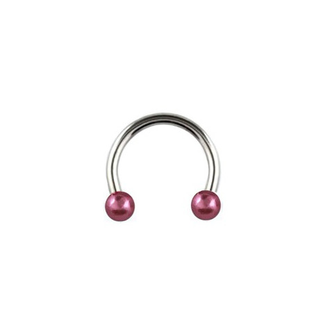 Piercing 8mm fer à cheval rose veilli Gaf Piercing oreille1,80 €