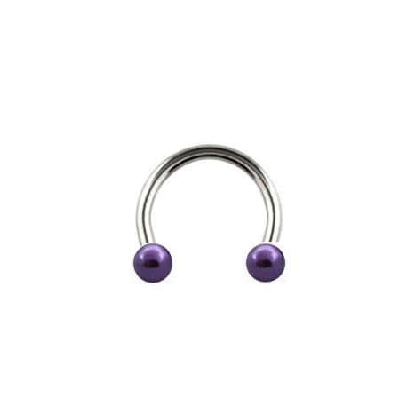 Piercing arcade 8 mm anodisé rose